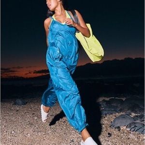 Free People Superstar Onesie Blue Medium